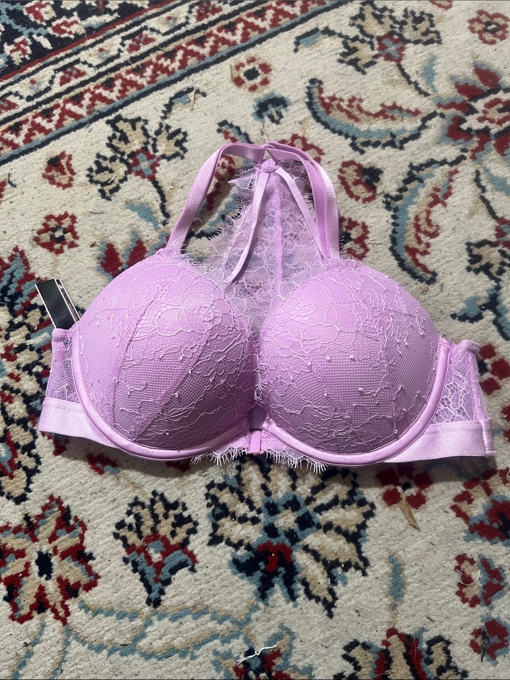 Victoria's Secret Lilac Lace Push-Up Bra